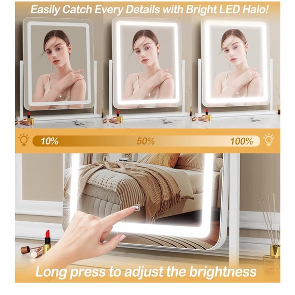 Smart Touch Control LED Mirror - Picture 6 of 8